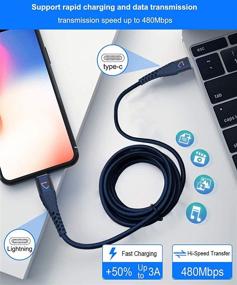 img 3 attached to Supercharge Your Device with USB C Lightning Ultra Fast Charging and Transfer