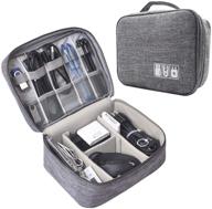🔌 водонепроницаемая сумка для организации кабелей niszon для путешествий - портативный органайзер для usb-кабеля, зарядного устройства для телефона и гарнитуры. логотип