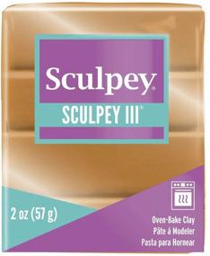 img 3 attached to 🎨 Sculpey III Gold Polymer Oven-Bake Clay, Non Toxic, 2 oz. bar - Great for Modeling, Sculpting, Holiday, DIY, Mixed Media, and School Projects. Ideal for Kids & Beginners!