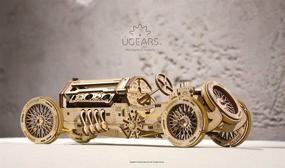 img 1 attached to 🧩 Mechanical UGEARS Wooden Puzzle Construction: Engaging and Educational Building Kits