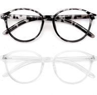 🐆 stylish leopard print light blocking glasses (non-prescription) logo