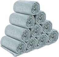 buy eiue bulk fleece throw blankets - wholesale 10 pack of ultra-soft bed blankets for a cozy wedding or charity donation in grey logo