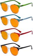 eyekepper 4 pack reading glasses blocking vision care logo