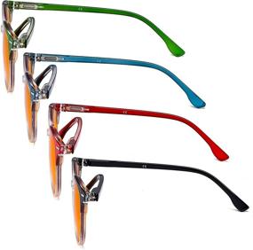 img 2 attached to Eyekepper 4 Pack Reading Glasses Blocking Vision Care