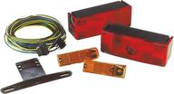 🚚 wesbar 007509 waterproof trailer light kit for over 80" wide trailers with low profile logo