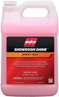 🚗 блеск для автомобилей malco showroom shine spray car wax: профессиональное покрытие и легкое использование мгновенного спрея для детализации - очищает и восковые поверхности, металл и стекло - 1 галлон (110401) логотип