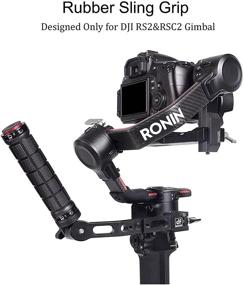 img 1 attached to Optimize Your DJI RS 2 / RSC 2 Gimbal Experience with Adjustable Handle Sling Handgrip for Mounting Mic/Monitor, and more