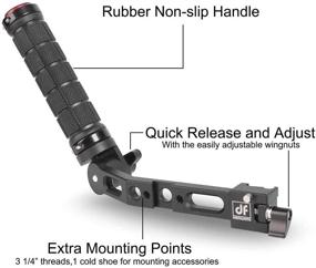 img 2 attached to Optimize Your DJI RS 2 / RSC 2 Gimbal Experience with Adjustable Handle Sling Handgrip for Mounting Mic/Monitor, and more