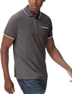 👕 men's regular contrast t-shirts with casual pockets in shirts logo