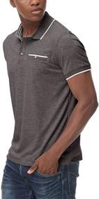 img 2 attached to 👕 Men's Regular Contrast T-Shirts with Casual Pockets in Shirts