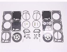 img 1 attached to 🔧 BH-Motor Twin Carburetor Repair Rebuild Kits for Mikuni SeaDoo 50 717 720 787 800 SP GS GTX HX XP SPX GTS - New 2 Sets