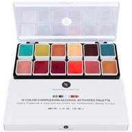 💄 discover the ultimate narrative cosmetics 12 color complexion alcohol activated makeup palette for special effects - waterproof skin tone sfx makeup for pros logo