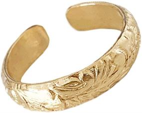 img 4 attached to 🔥 Gold Coast 14K Gold Fill Adjustable Toe Ring - USA-Made Attire for Your Toes, Women's Gold Toe Rings - Hot Trend Jewelry