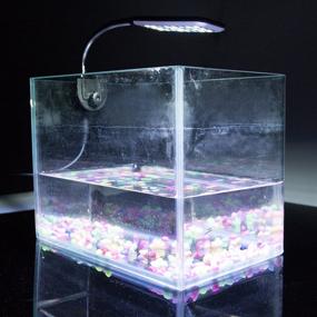 img 2 attached to Lemonbest 24 светодиодная лампа для аквариума, супер яркое освещение для рыбного аквариума с нержавеющей стальной трубкой, гибким креплением на зажиме и направленным светом