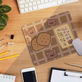img 3 attached to 🖥️ Cute Kawaii Desk Mat & Large Gaming Mouse Pad: Perfect for Home Office Work and Gaming