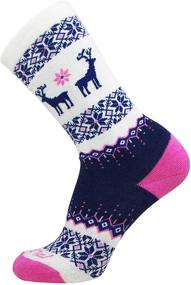 img 3 attached to 🧦 Top-Quality Merino Wool Ski Socks for Girls - Optimal Comfort and Warmth!