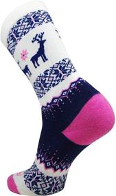 img 2 attached to 🧦 Top-Quality Merino Wool Ski Socks for Girls - Optimal Comfort and Warmth!
