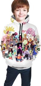 img 4 attached to 👕 Steven Universe Digital Sweatshirt for Boys: Clothing and Fashion Hoodies & Sweatshirts