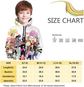 img 1 attached to 👕 Steven Universe Digital Sweatshirt for Boys: Clothing and Fashion Hoodies & Sweatshirts