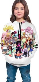 img 2 attached to 👕 Steven Universe Digital Sweatshirt for Boys: Clothing and Fashion Hoodies & Sweatshirts