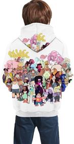 img 3 attached to 👕 Steven Universe Digital Sweatshirt for Boys: Clothing and Fashion Hoodies & Sweatshirts