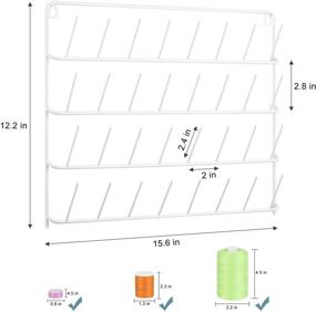 img 3 attached to BTY Mounted Organizer Storage Embroidery Organization, Storage & Transport