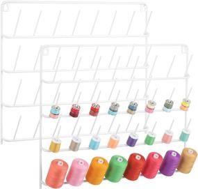 img 4 attached to BTY Mounted Organizer Storage Embroidery Organization, Storage & Transport