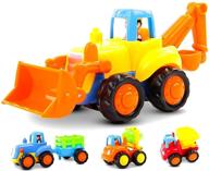 🚚 friction powered cars & construction vehicles: push and go truck toys for boys | perfect baby and toddler gifts logo