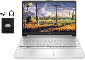 img 4 attached to 💻 HP 15.6" FHD Laptop for Business & Student, AMD Athlon Silver 3050U, 8GB RAM, 256GB SSD, Radeon Graphics, HDMI, Webcam, Windows 10 - with Ghost Manta Accessories