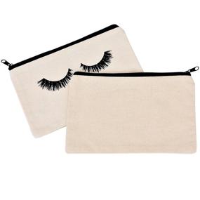 img 1 attached to ✨ BBTO Eyelash Cosmetic Bag for Pieces