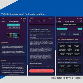 img 1 attached to 🚗 Инфокар Смарт Сканер: Беспроводной Bluetooth OBD2 автомобильный сканер с приложением для мониторинга состояния умных транспортных средств - совместим с iPhone и Android.