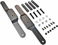 quick and easy installation: amp research 74602-01a no drill bracket mounting kit for ford f-150 & f-250/350 (2004-2020 & 2008-2021) - black logo