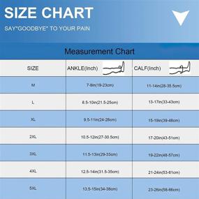 img 3 attached to 🧦 Revolutionary Extra Wide Calf Compression Socks: 20-32mmHg Knee High Plus Size for Ultimate Comfort & Support