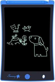 img 4 attached to 🔵 Sunany 8.5" LCD Writing Tablet: Handwriting & Drawing Board for Kids and Adults - Blue