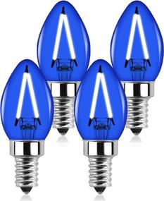 img 4 attached to 🎄 Lustaled Candelabra Incandescent Christmas Decoration: Radiant Festive Elegance for your Home