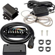 rvmate 7 way 8ft trailer cord kit with breakaway switch - waterproof junction box & plug holder included logo