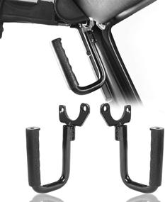 img 4 attached to 🚙 u-Box Jeep TJ Steel Front Grab Handles: Enhance Your Wrangler TJ & Unlimited 1997-2006 Experience