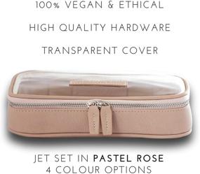 img 2 attached to Jet Vegan Leather Travel Toiletry