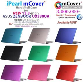img 3 attached to 🔵 Blue mCover Hard Shell Case for ASUS ZENBOOK UX330UA Series (13.3-inch) Laptop (Not Compatible with UX305 Series)