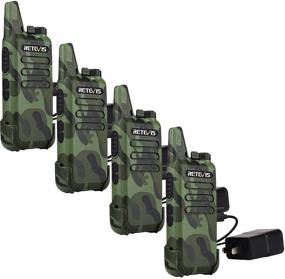 img 4 attached to 📻 Retevis RT22 Walkie Talkies: Rechargeable Two Way Radios with Voice Activation & Emergency Alarm - Ideal for Outdoor Adventures and Cruise Ships (4 Pack)