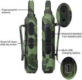 img 2 attached to 📻 Retevis RT22 Walkie Talkies: Rechargeable Two Way Radios with Voice Activation & Emergency Alarm - Ideal for Outdoor Adventures and Cruise Ships (4 Pack)