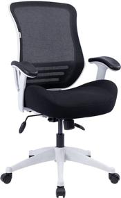 img 4 attached to 🪑 Upgrade Your Office Setup with LONGBOSS Mid Back Computer Task Office Desk Chair - Black