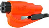 resqme usa-made original keychain car emergency escape tool (orange) logo