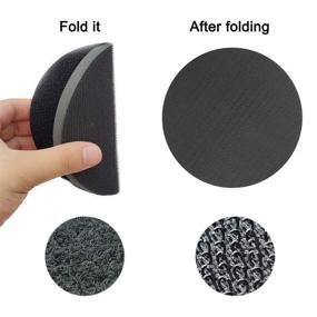 img 1 attached to 🔵 6 Pack of 5 Inch Density Interface Pads with Hook and Loop, Soft Sponge Sanding Disc Backing Pads, Foam Buffering Pads for Sanding Pads