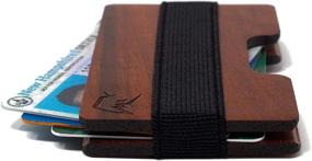 img 4 attached to Credit Holder Minimalist Wallet Walnut Women's Handbags & Wallets