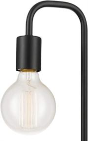 img 3 attached to 💡 18" Black Satin Holden Table Lamp by Globe Electric
