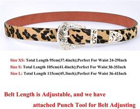 img 1 attached to Talleffort Leopard Vintage Artificial 30 35Inch