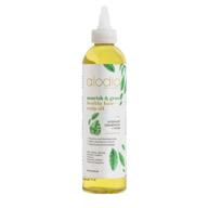 🌿 alodia nourish & grow healthy hair and scalp oil: rosemary & avocado formula for damaged hair & dry scalp (8 oz) logo