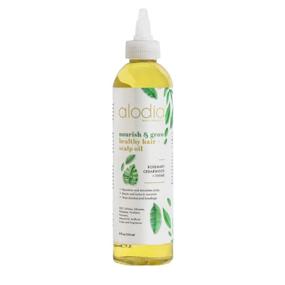 img 1 attached to 🌿 Масло для здоровых волос и кожи головы Alodia Nourish & Grow: формула с розмарином и авокадо для поврежденных волос и сухой кожи головы (8 унций)