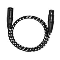 vandesail xlr cable 6ft: professional grade 3-pin xlr male to female mic cord for shure, behringer, speaker systems, and more logo